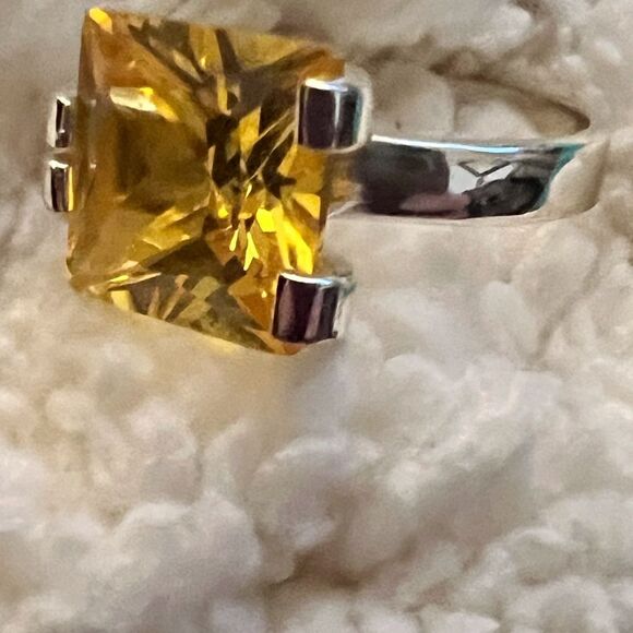 🌻 Beautiful topaz cocktail ring 🌻 - Picture 5 of 6